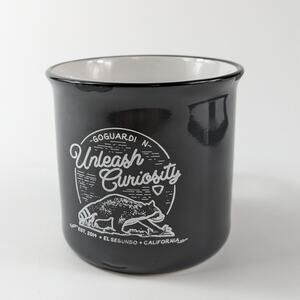 Goguardian Enamel Coffee Mug El Segundo California Unleash Curiousity Raccoon